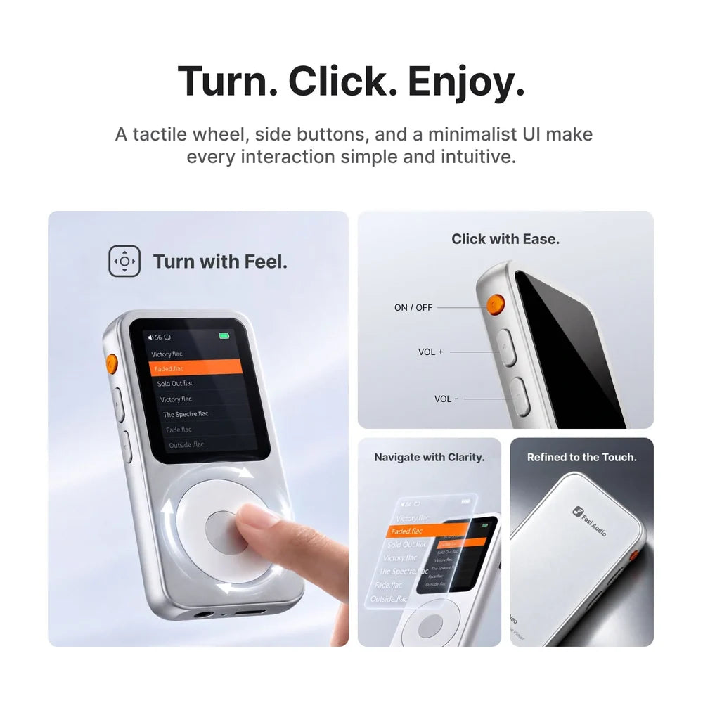 Fosi Audio DAP Neo (preorder) Modern Classic MP3 Audio Music Player