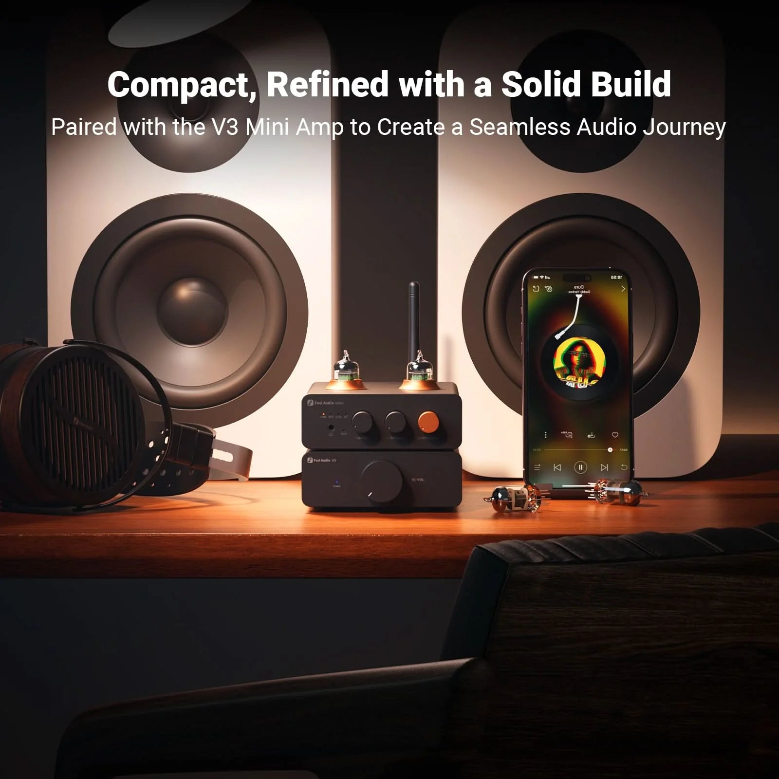 Fosi Audio GR40 Tube DAC Headphone Amplifier and Preamplifier