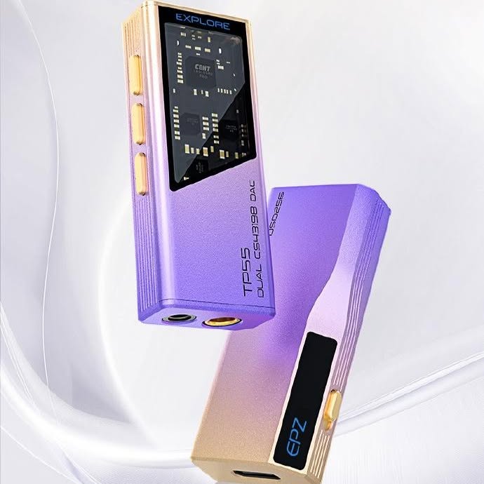 EPZ TP55 Dual-DAC Hi-Fi USB DAC/amp portable Headphone Amplifier dongle