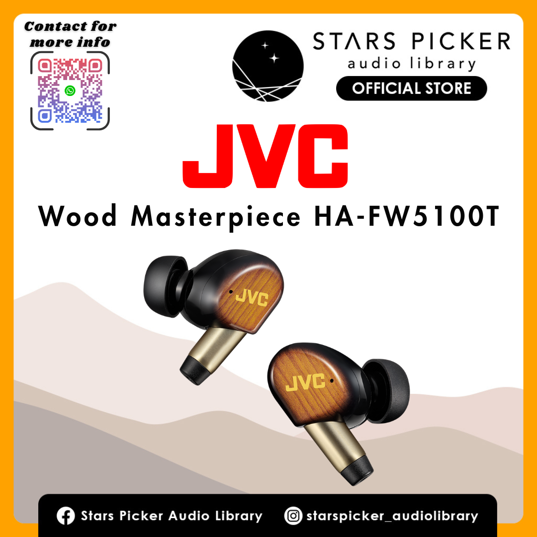JVC HA-FW5100T WOOD masterpiece True Wireless Earbuds TWS IEM earphone flagship