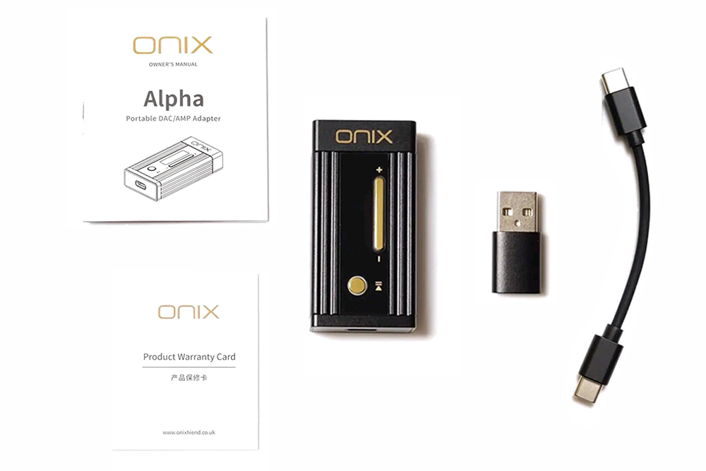 Onix Alpha XI1 Portable DAC and Amplifier with Cirrus Logic Flagship CS43198 DAC