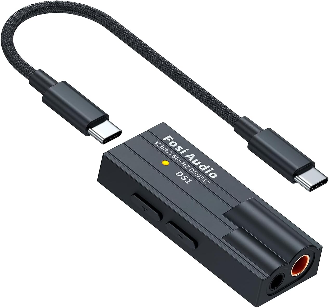 Fosi Audio DS1 ES9038Q2M Portable USB DAC and Headphone Amplifier