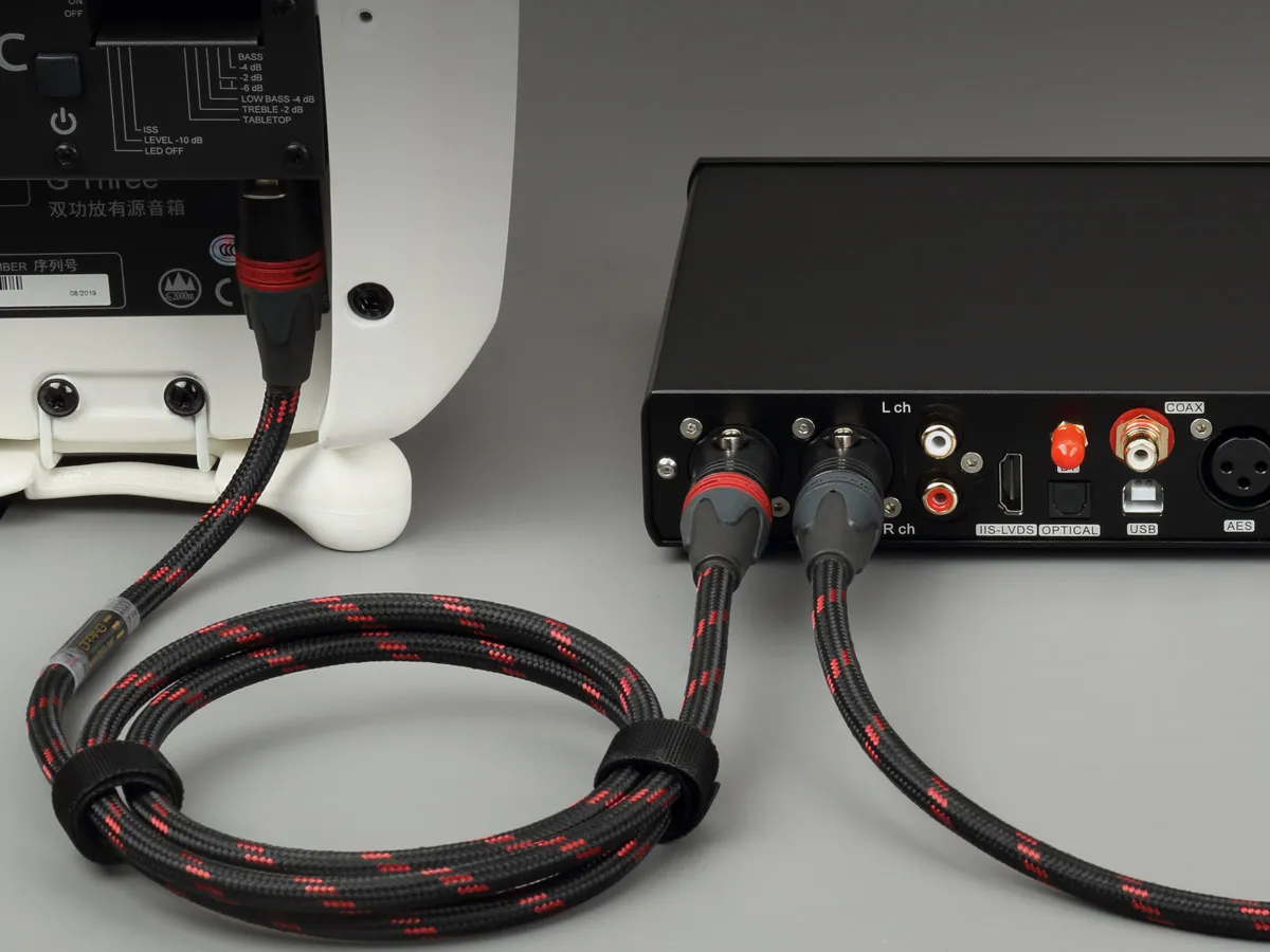 Topping TCX1-125, XLR Balanced Line Audio Cable (125CM): 6N Single Crystal Copper Audiophile Cable (TCX125, TCX1 25)