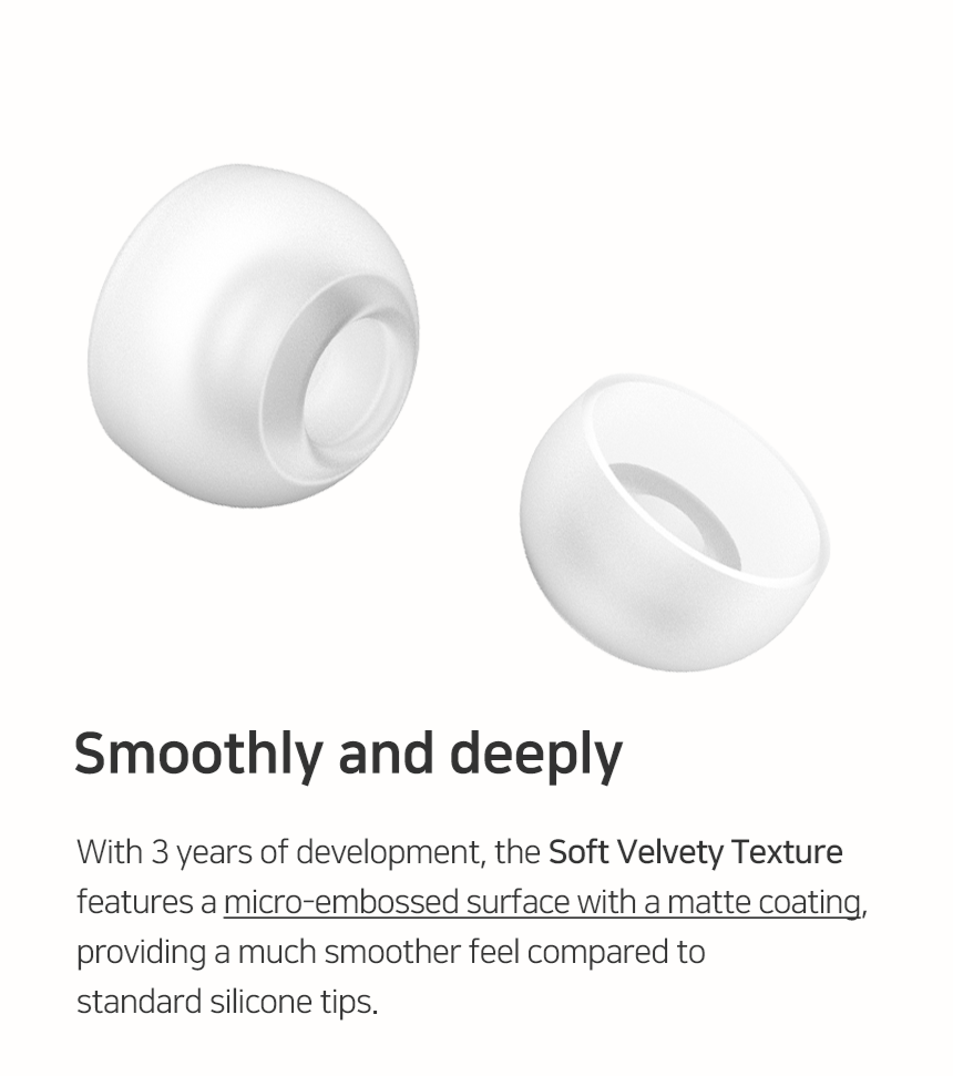 Divinus Velvet Buds3 Pro - Samsung Galaxy Buds3 Pro TWS Eartip Replacement