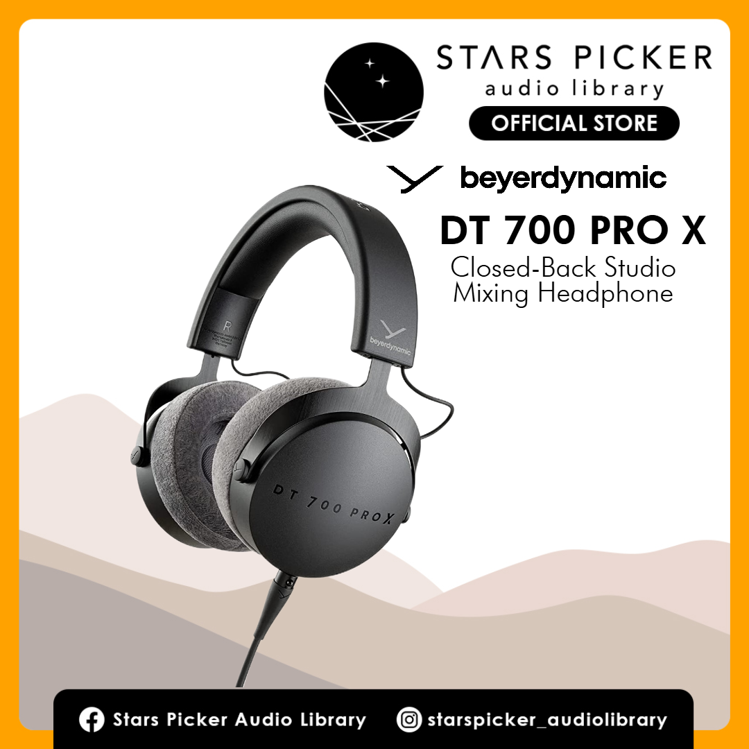 Beyerdynamic DT 700 PRO X (48 ohms) DT700 PRO X Closed Back Studio Headphones for Recording & Monitoring