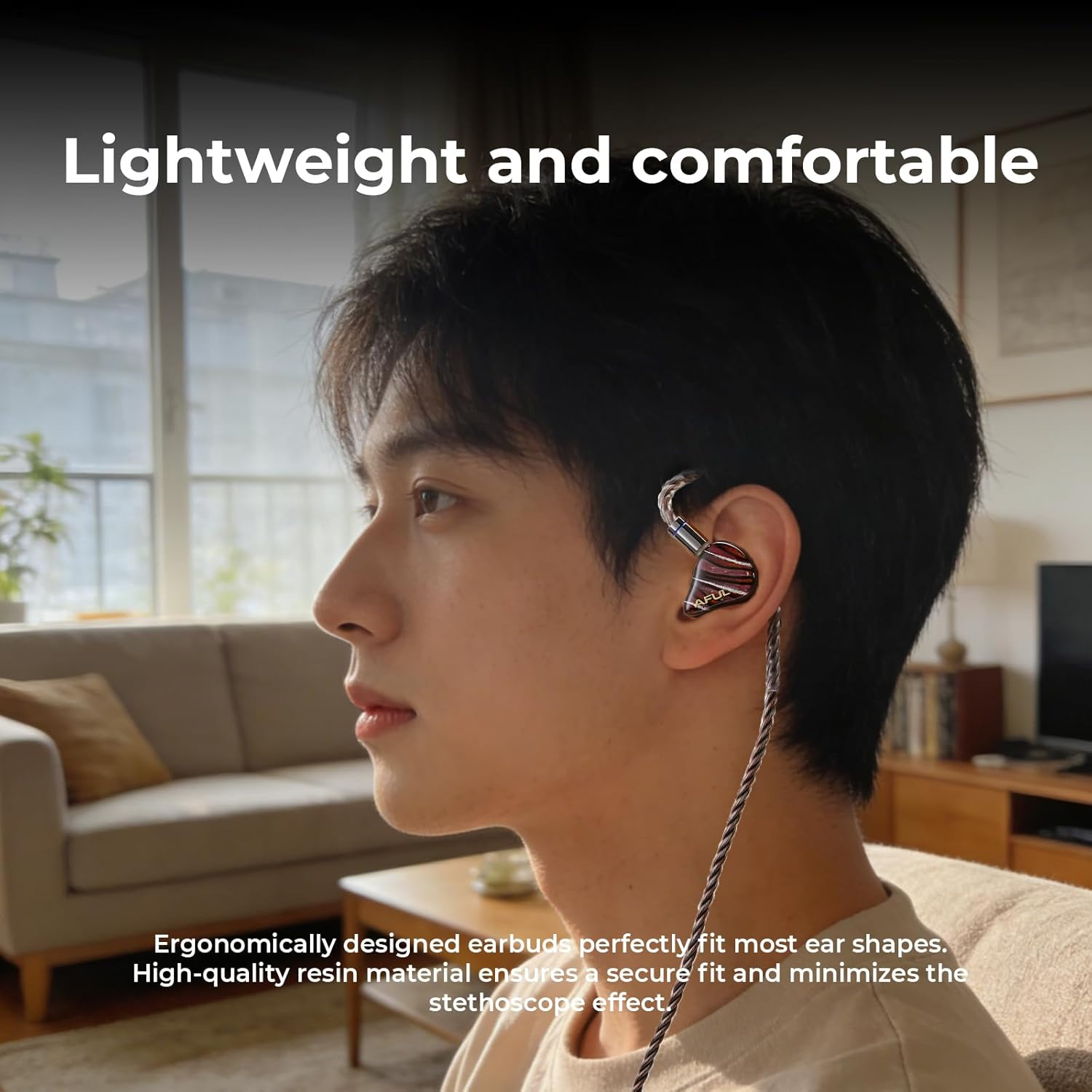 AFUL Performer 8S IEM | 1DD + 6BA + 1 PR + 1 Micro Planar In-Ear Monitors | Dual Bass Modes | Micro Resonance Technology |