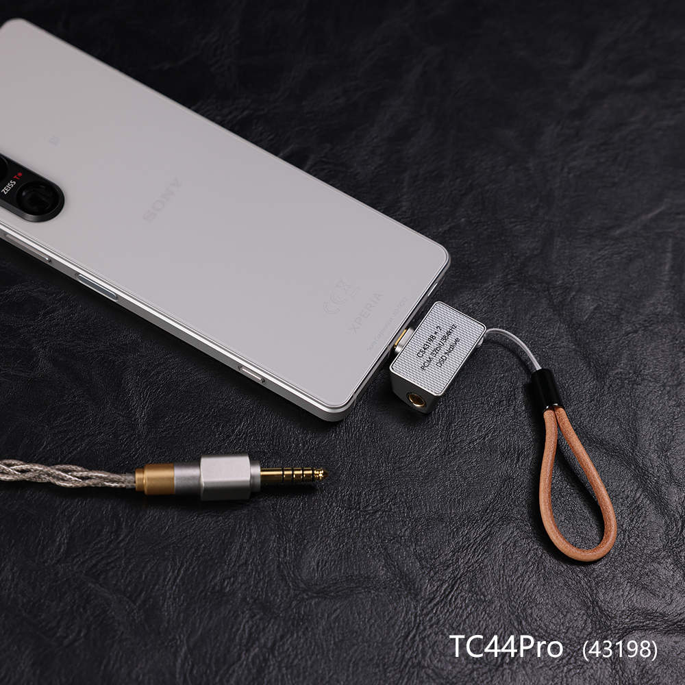 DDHifi TC44 Pro > Dual Cirrus Logic CS43198 3rd Gen 4.4mm Balanced DAC Dongle