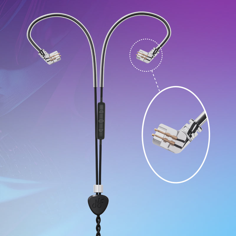 NF Acous Replacement IEM Cable 0.78mm 2pin with MEMs Microphone