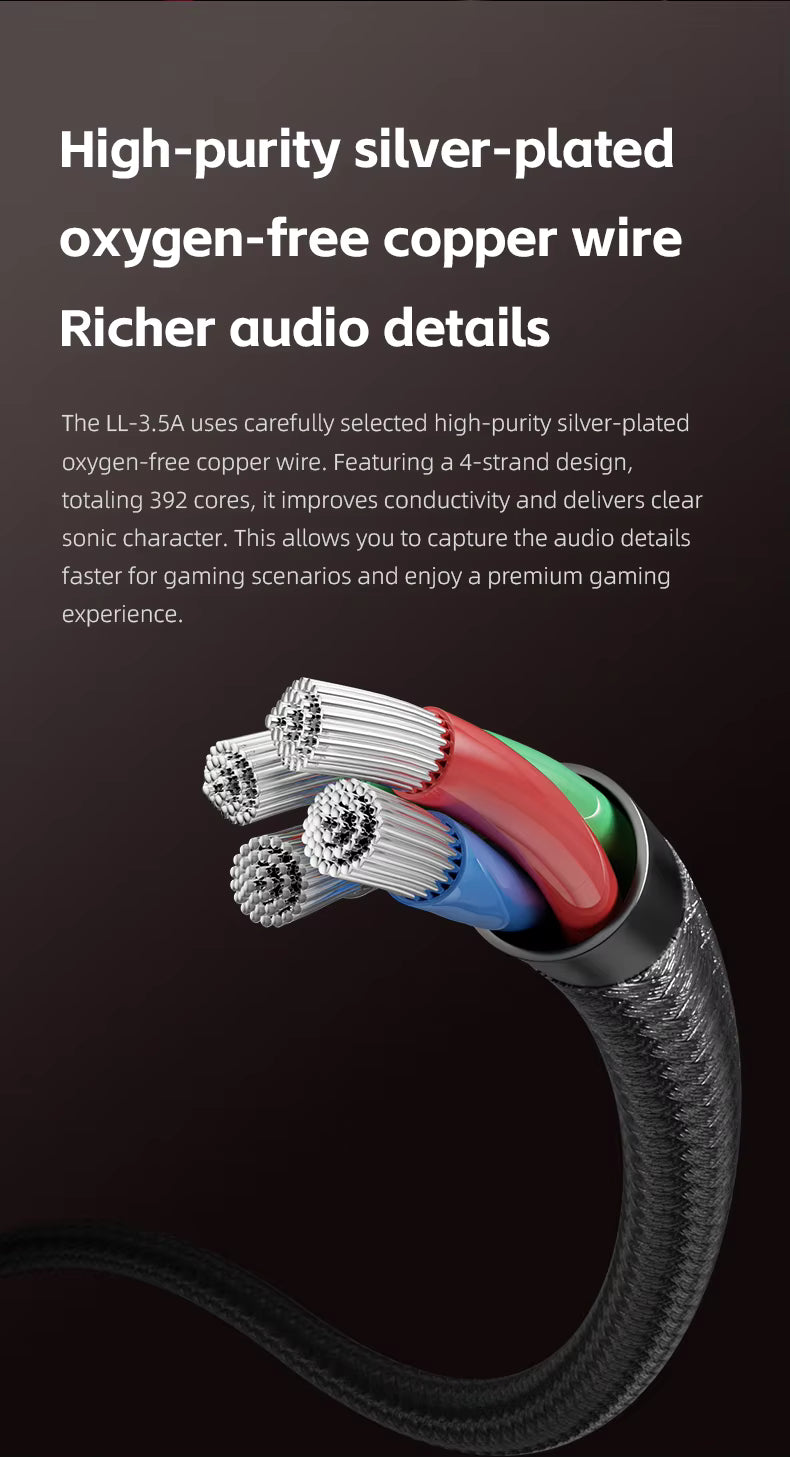 Fiio LL-3.5a - Boom Mic Cable for Gaming Headphones