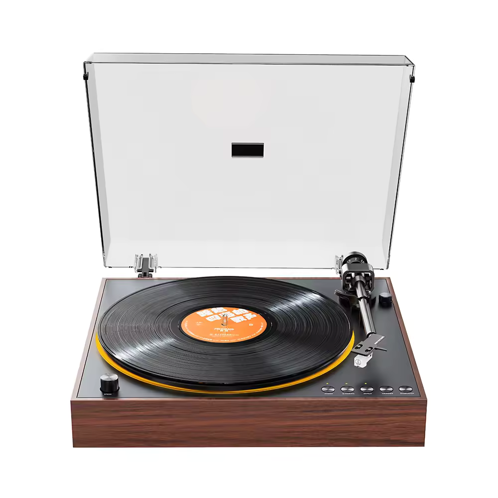 FIIO TT11 Fully Bluetooth Vinyl Automatic Turntable | Built-in Preamp | Line & Phono Output | 2-Speed (33/45 RPM)