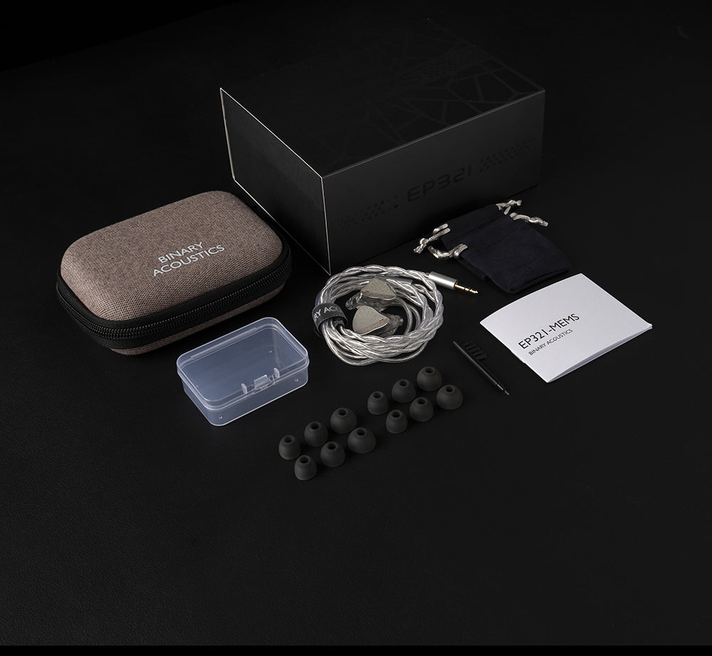 [Ready Stock] Binary EP321 MEMS | 2DD + 3BA + 1 MEMS Driver In-Ear Monitors | Tribrid Driver Earphones with MEMS Technology |
