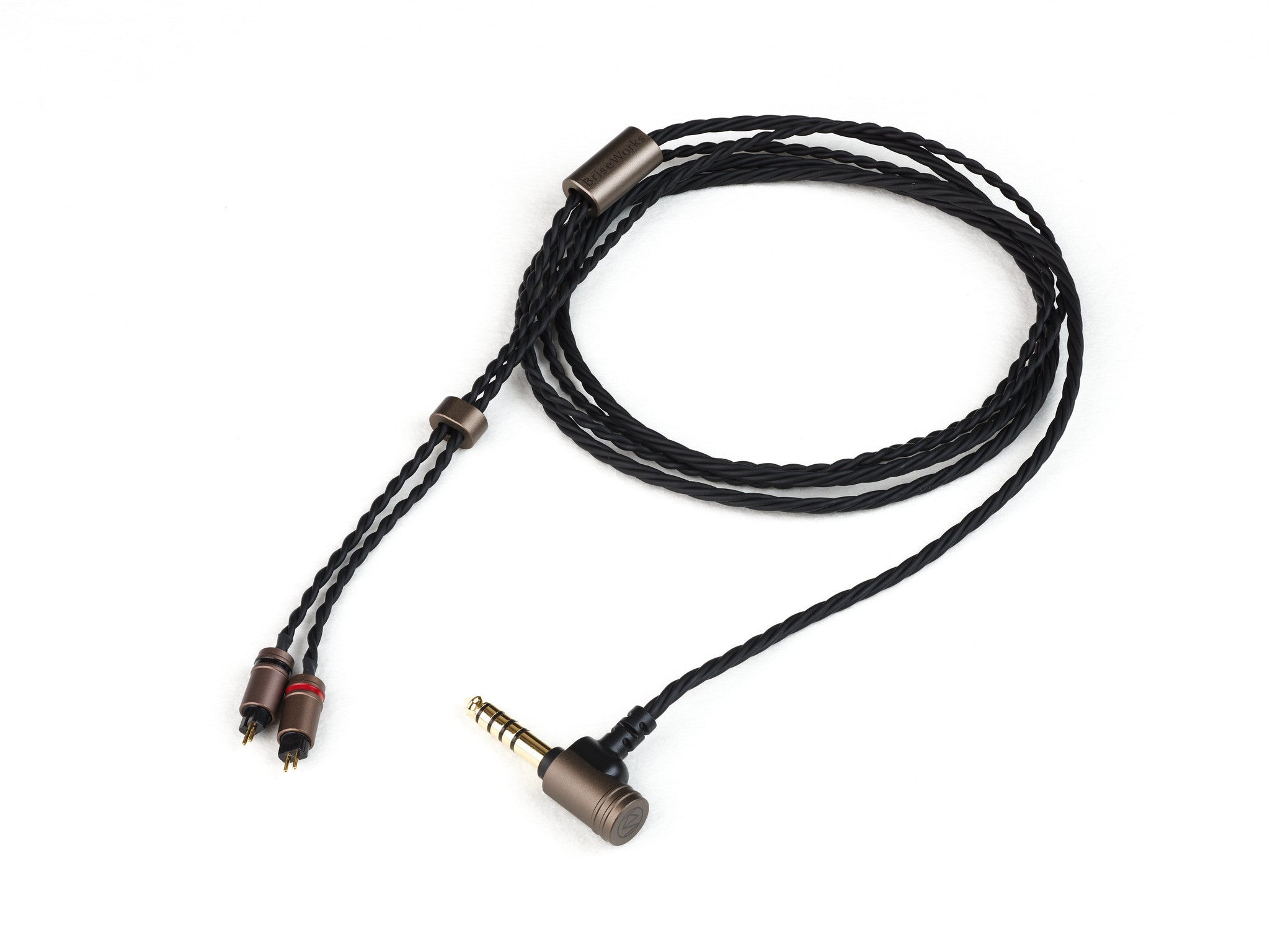 [READY STOCK] Brise Works MIKAGE - 4 Core Star Quad Spiral High Purity Copper Earphone Cable (MADE IN JAPAN)