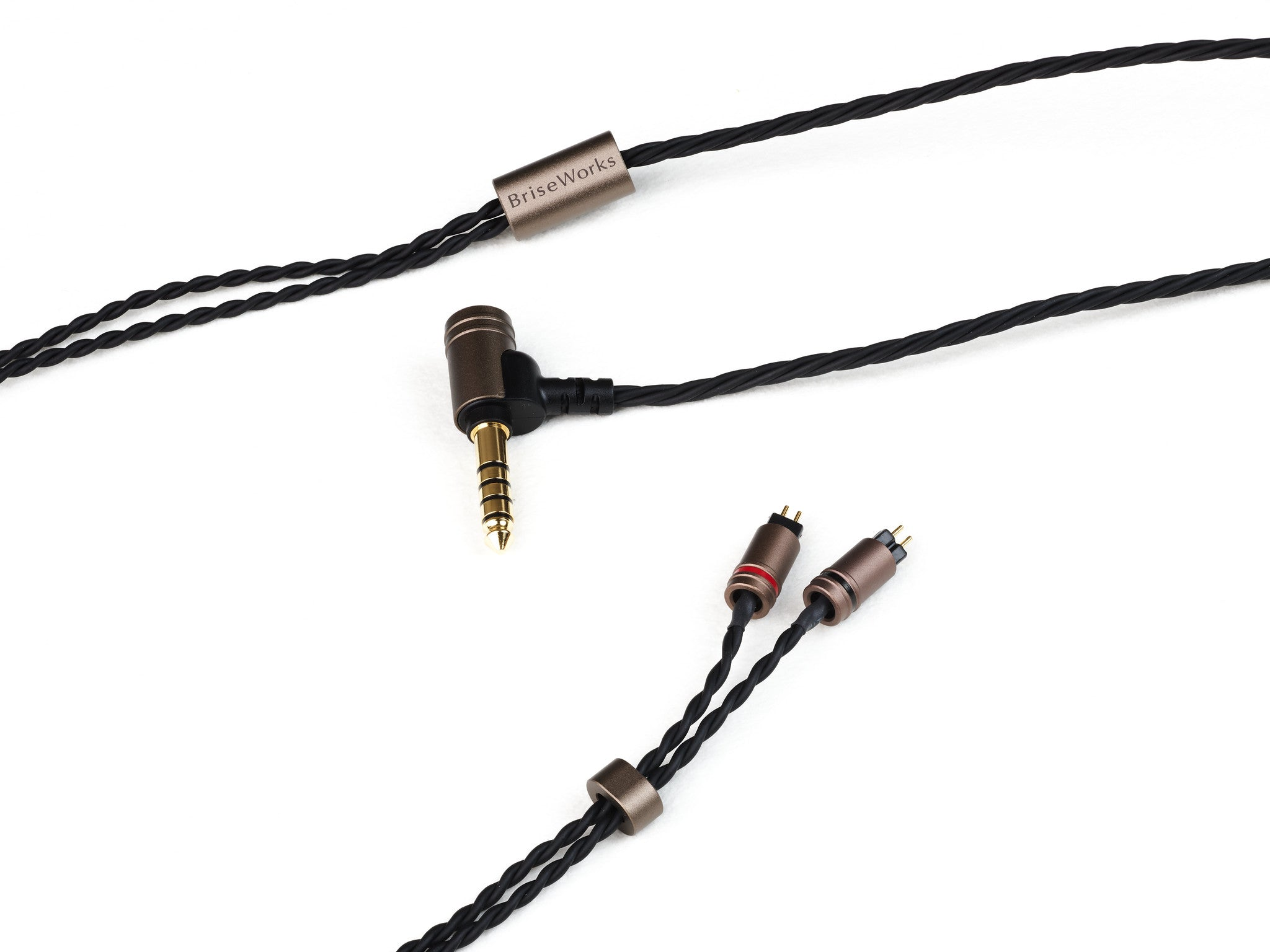 [READY STOCK] Brise Works MIKAGE - 4 Core Star Quad Spiral High Purity Copper Earphone Cable (MADE IN JAPAN)