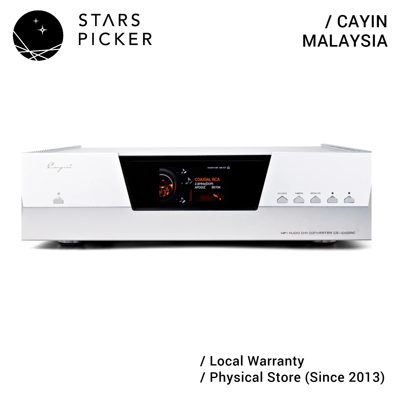 [PM best price] Cayin CS-100DAC [230V] - Dual Timbre Hi-Fi Audio D/A Converter