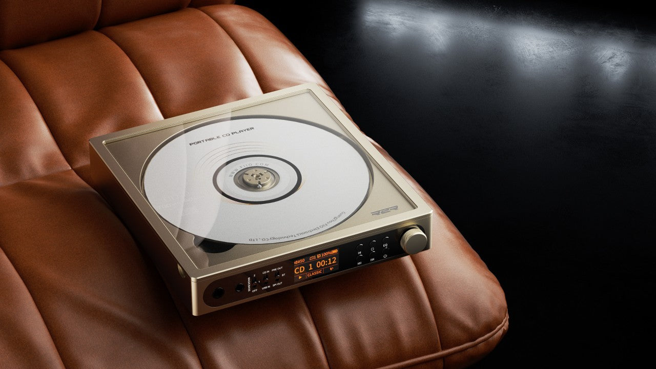 FiiO DM15 R2R Portable CD Player with True 24Bit R2R DAC, Bluetooth, CD Ripping