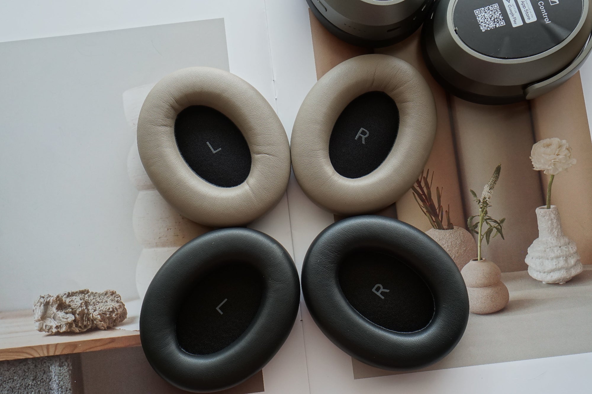 (Class A Lambskin) Earpads for Sennheiser Momentum 4.0 M4AEBT Lambskin Leather Replacement Earpad with Bracket & Filter