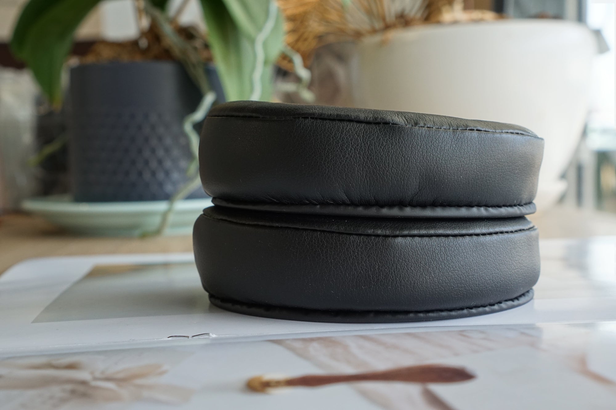 (Class B Protein) Earpads for Sennheiser Momentum 3.0 M3AEBTXL Protein Leather Replacement Earpad with Bracket & Filter