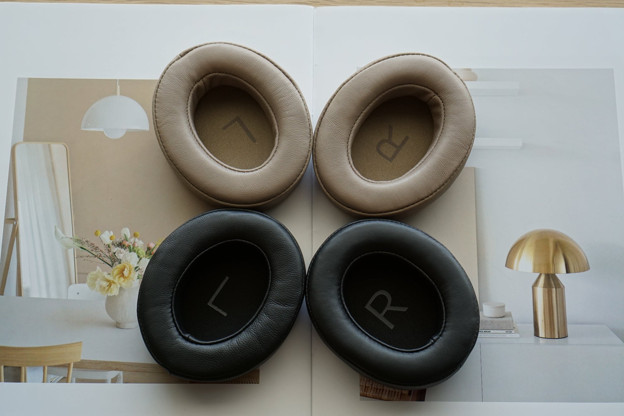 (Class A Lambskin) Earpads for Sennheiser Momentum 3.0 Lambskin Leather Replacement Earpad with Bracket & Filter