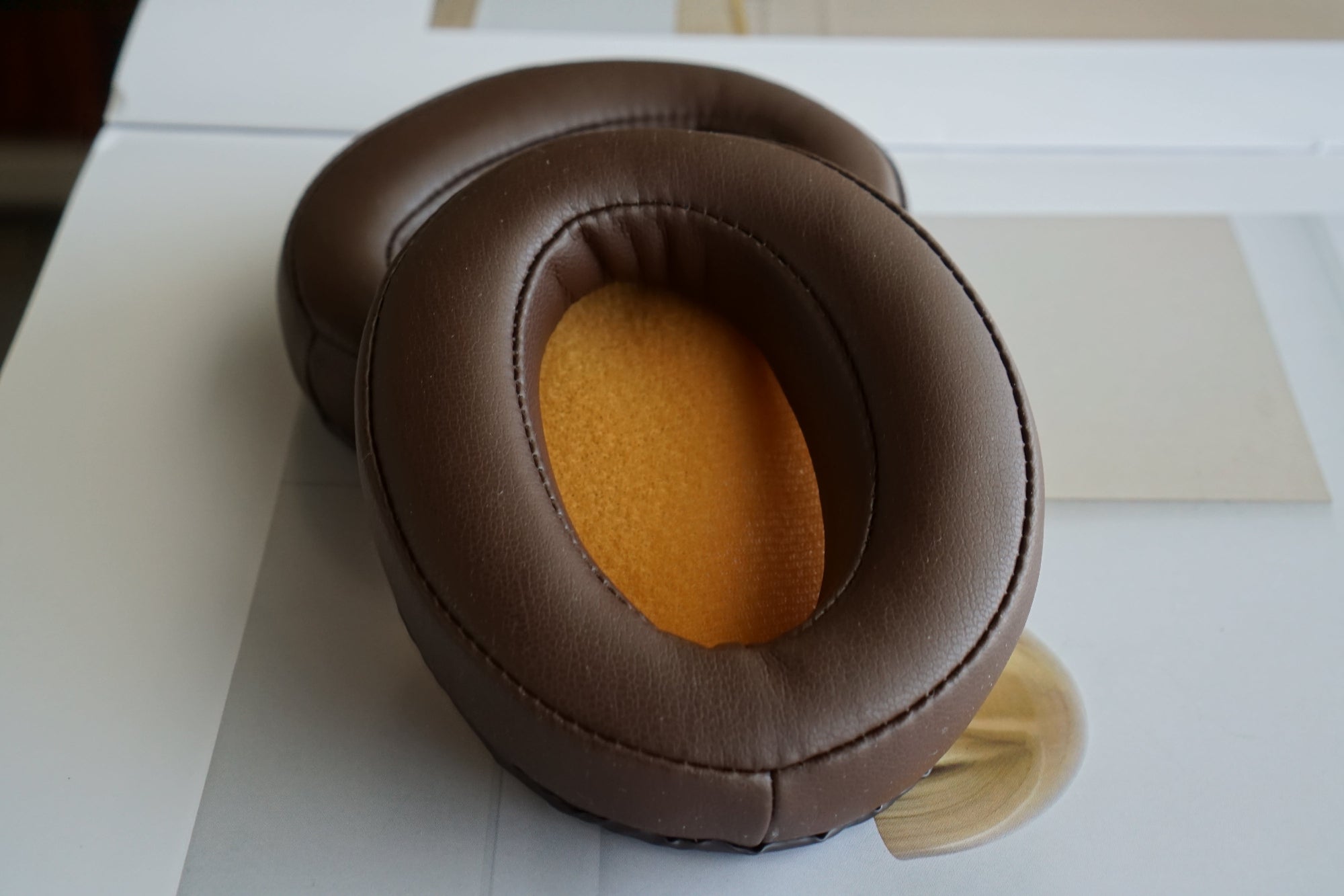 (Class B Protein) Earpads for Sennheiser Momentum 2.0 Protein Leather Replacement Earpad with Bracket & Filter