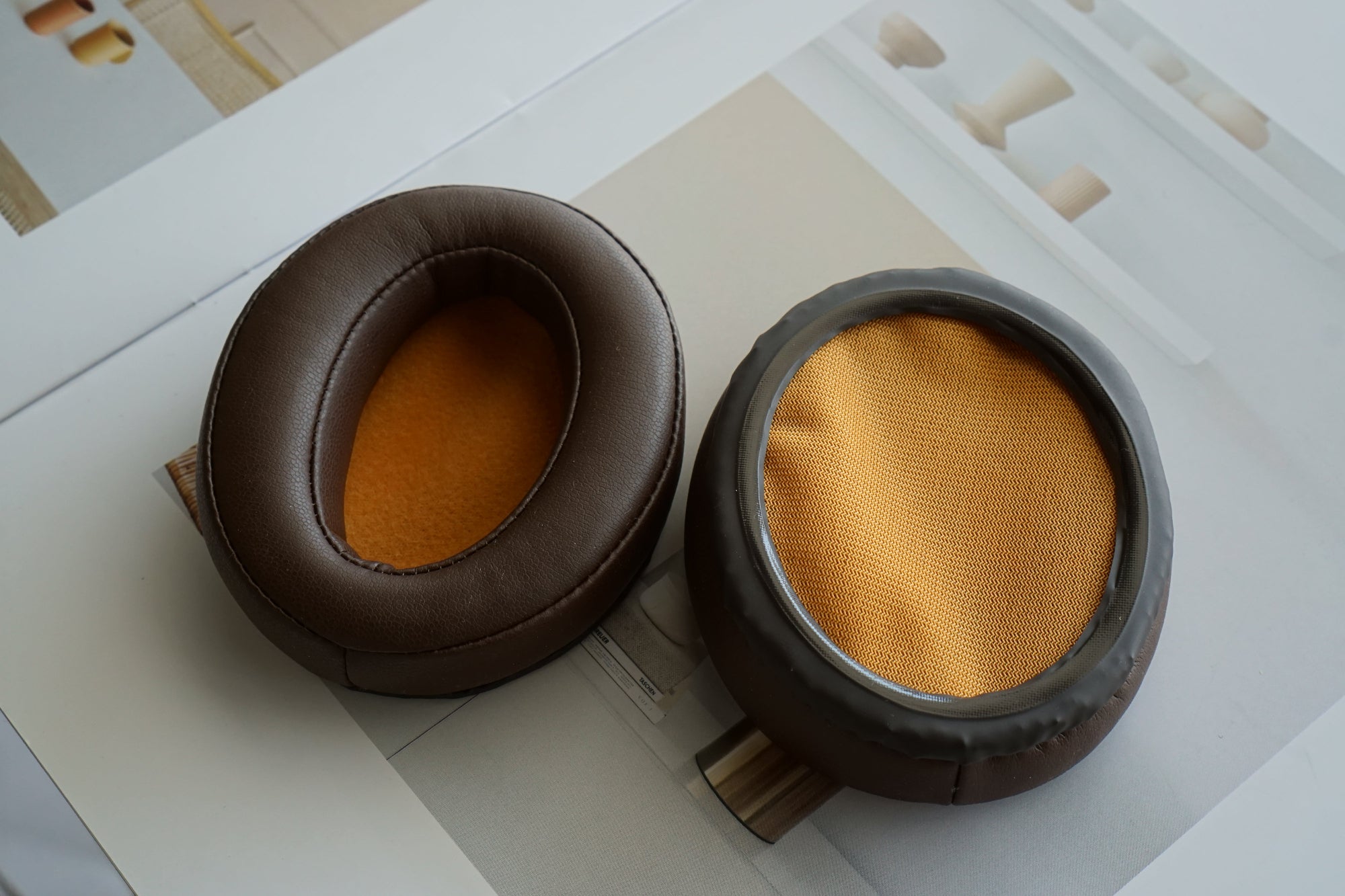 (Class B Protein) Earpads for Sennheiser Momentum 2.0 Protein Leather Replacement Earpad with Bracket & Filter