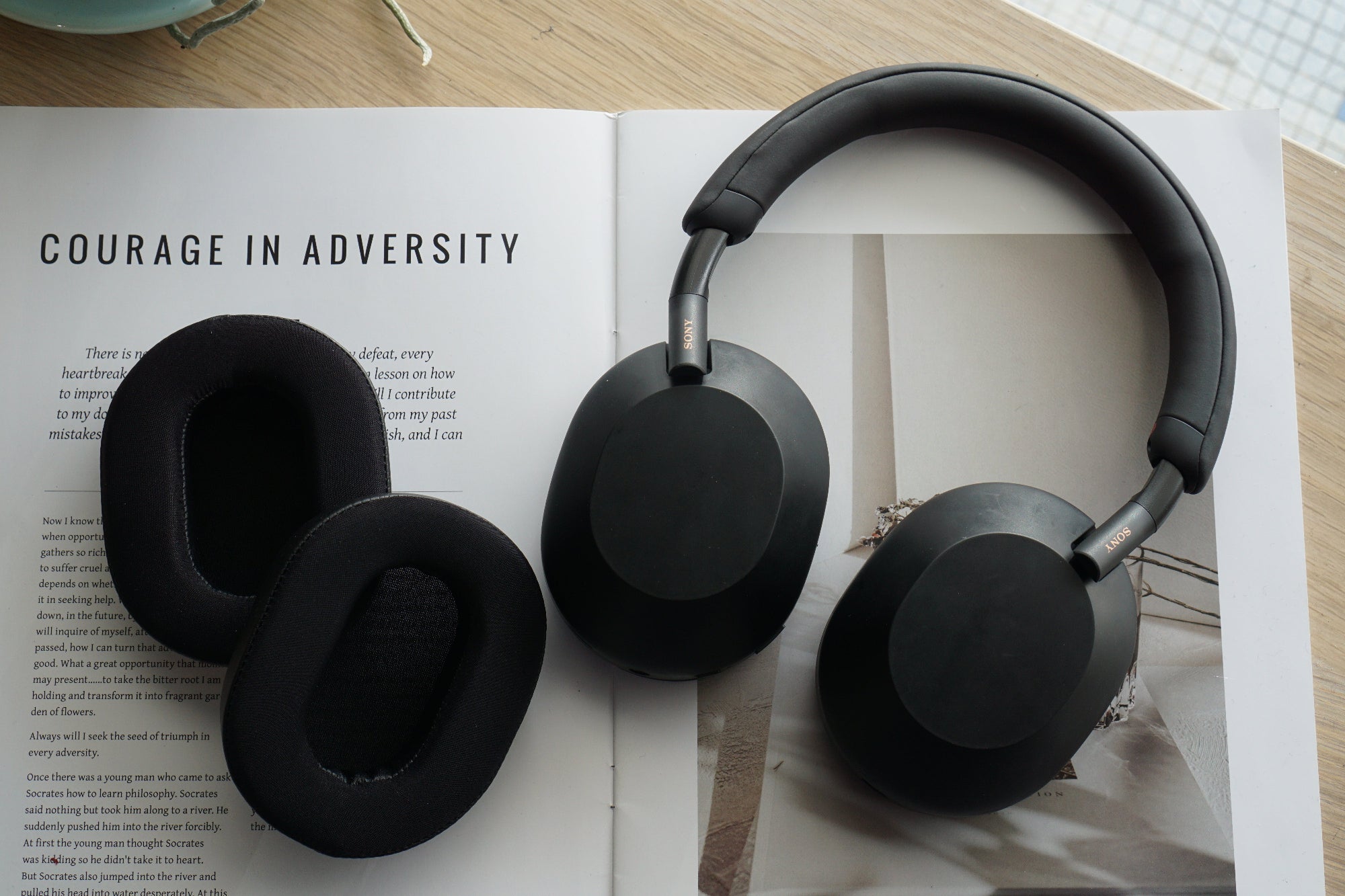 (Class A Cooling Gel) Earpads for Sony WH-1000XM5 - Cooling Gel Replacement Earpad with Bracket & Foam Filter