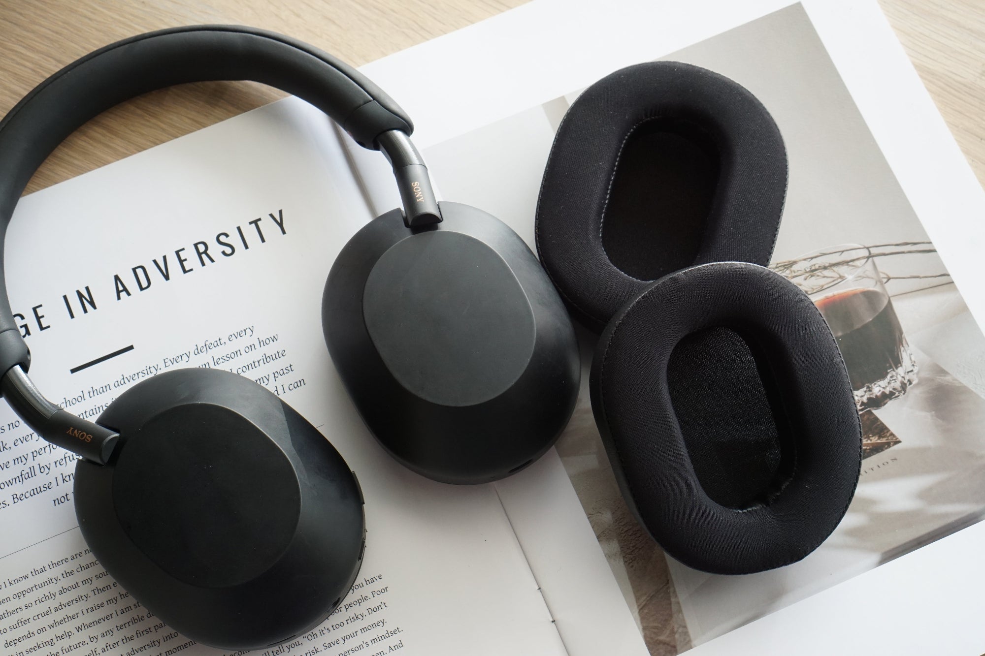 (Class A Cooling Gel) Earpads for Sony WH-1000XM5 - Cooling Gel Replacement Earpad with Bracket & Foam Filter