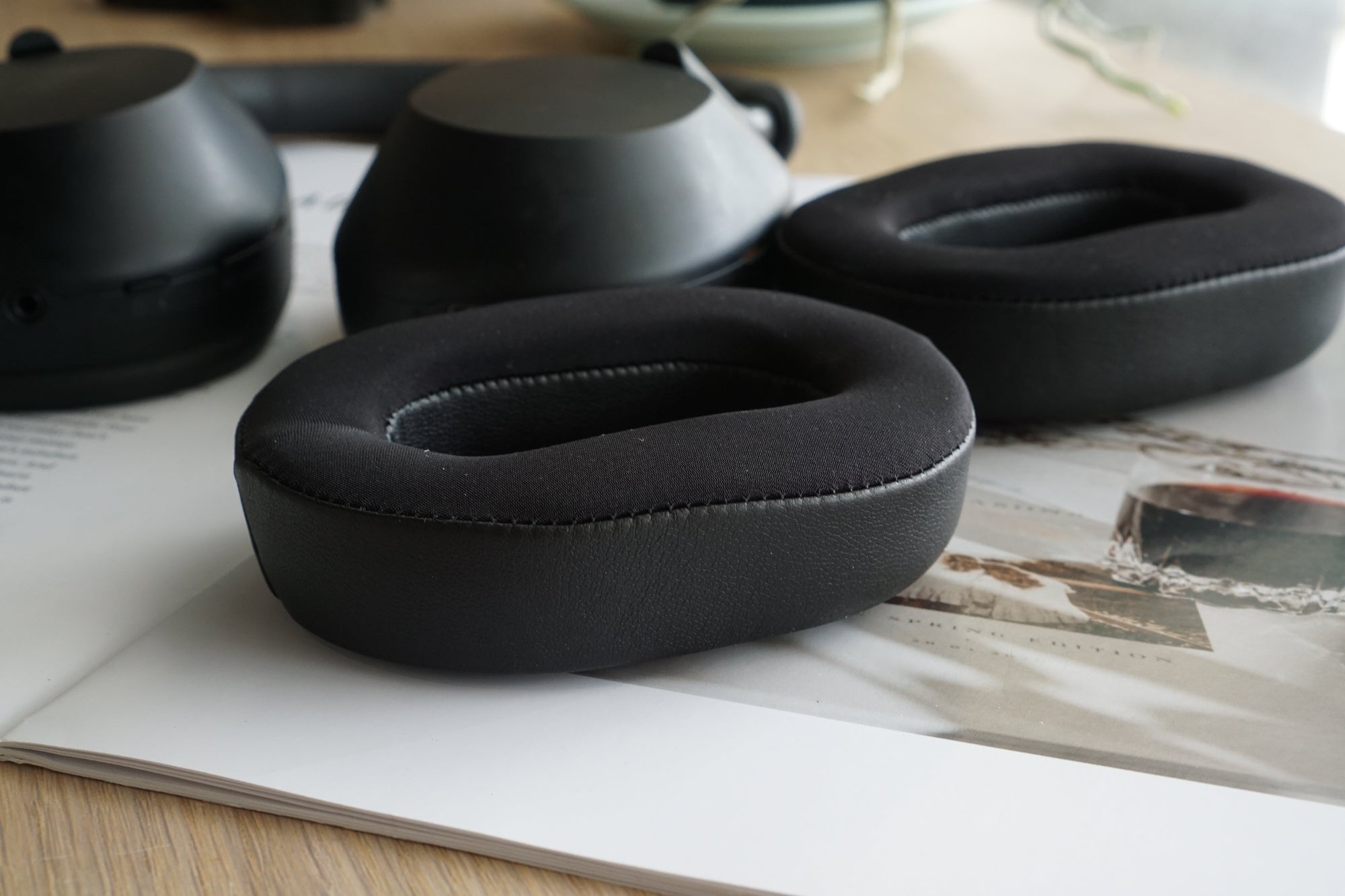 (Class A Cooling Gel) Earpads for Sony WH-1000XM5 - Cooling Gel Replacement Earpad with Bracket & Foam Filter