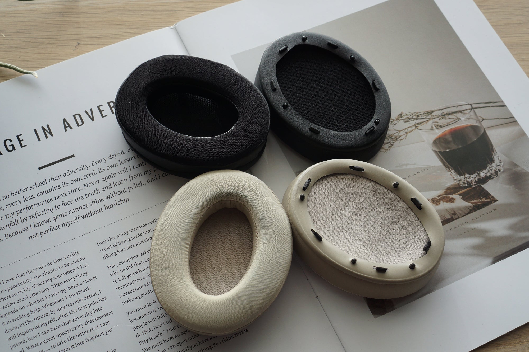 (Class A Cooling Gel) Earpads for Sony WH-1000XM3 - Cooling Gel Replacement Earpad with Bracket & Foam Filter