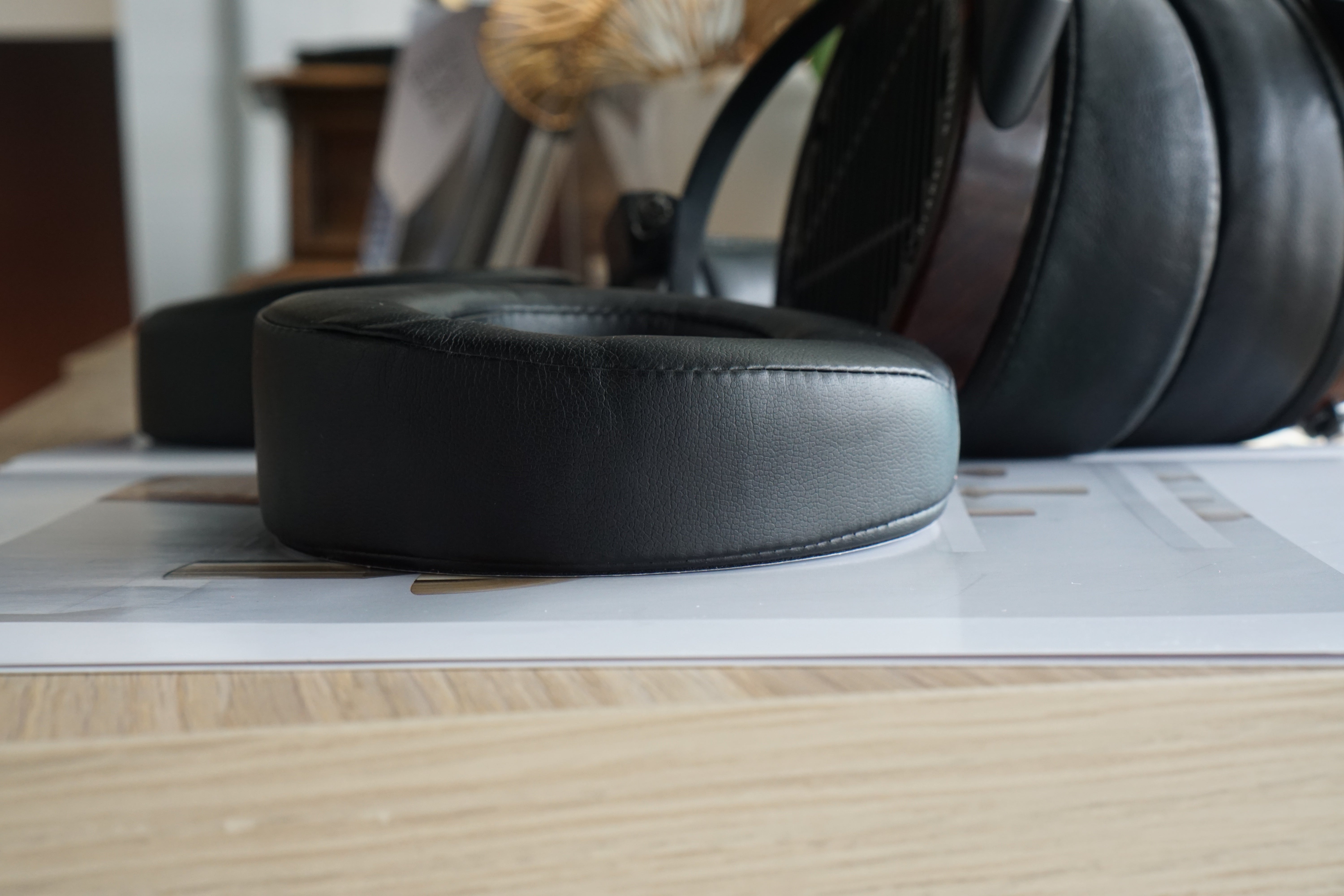 Class S Protein Leather: Audeze LCD-2 / LCD-3 / LCD-4 / LCD-X / LCD-CX / LCD-MX4 Earpads with sticker