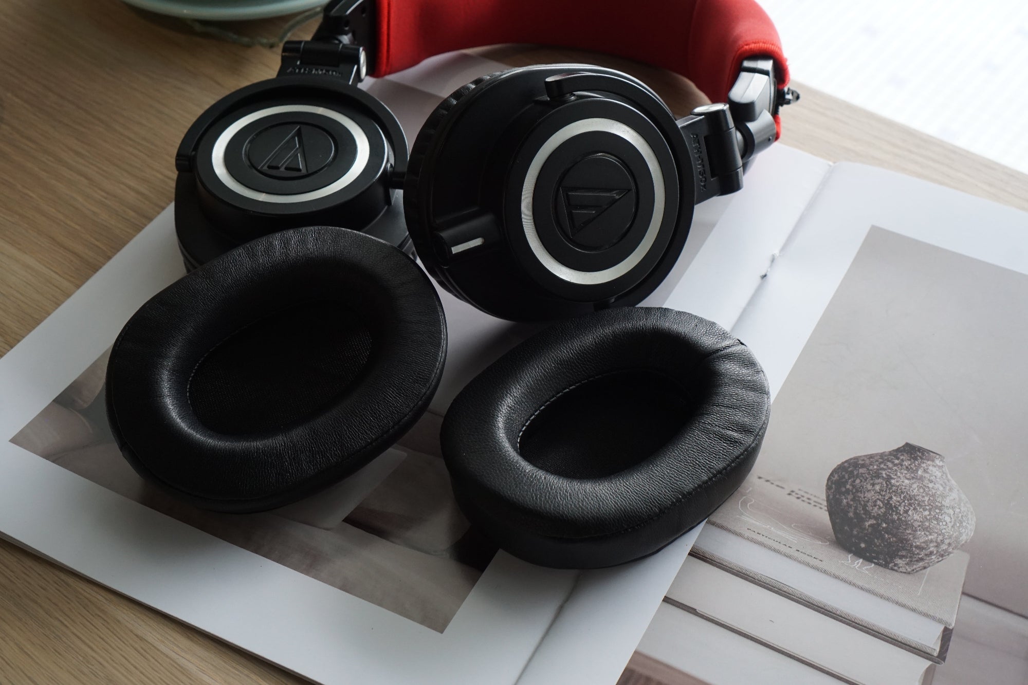 (Class B Lambskin) Earpads for Audio Technica ATH M series - M20X / M30X / M40X / M50X / MSR7