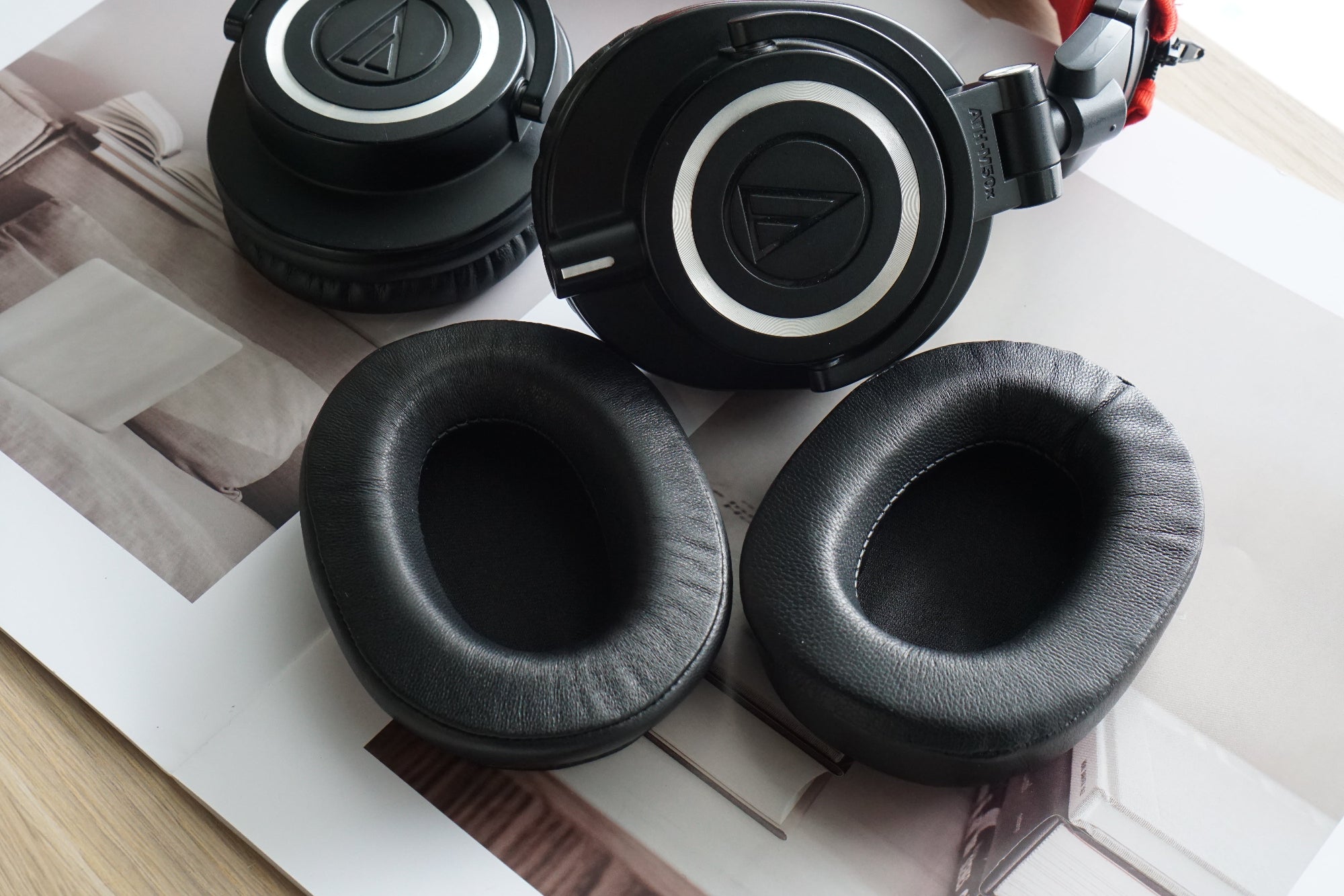 (Class B Lambskin) Earpads for Audio Technica ATH M series - M20X / M30X / M40X / M50X / MSR7