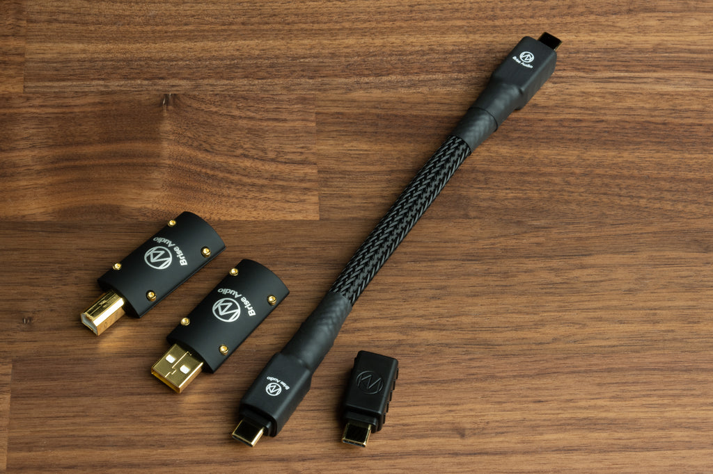 Brise Audio ACCURATE-USB | Handcrafted Audiophile USB Cable from Japan | Type C USB-A to USB-B