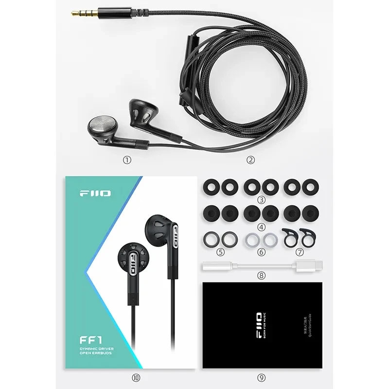 [PM best price] Fiio FF1 | Budget earphone earbuds / flathead