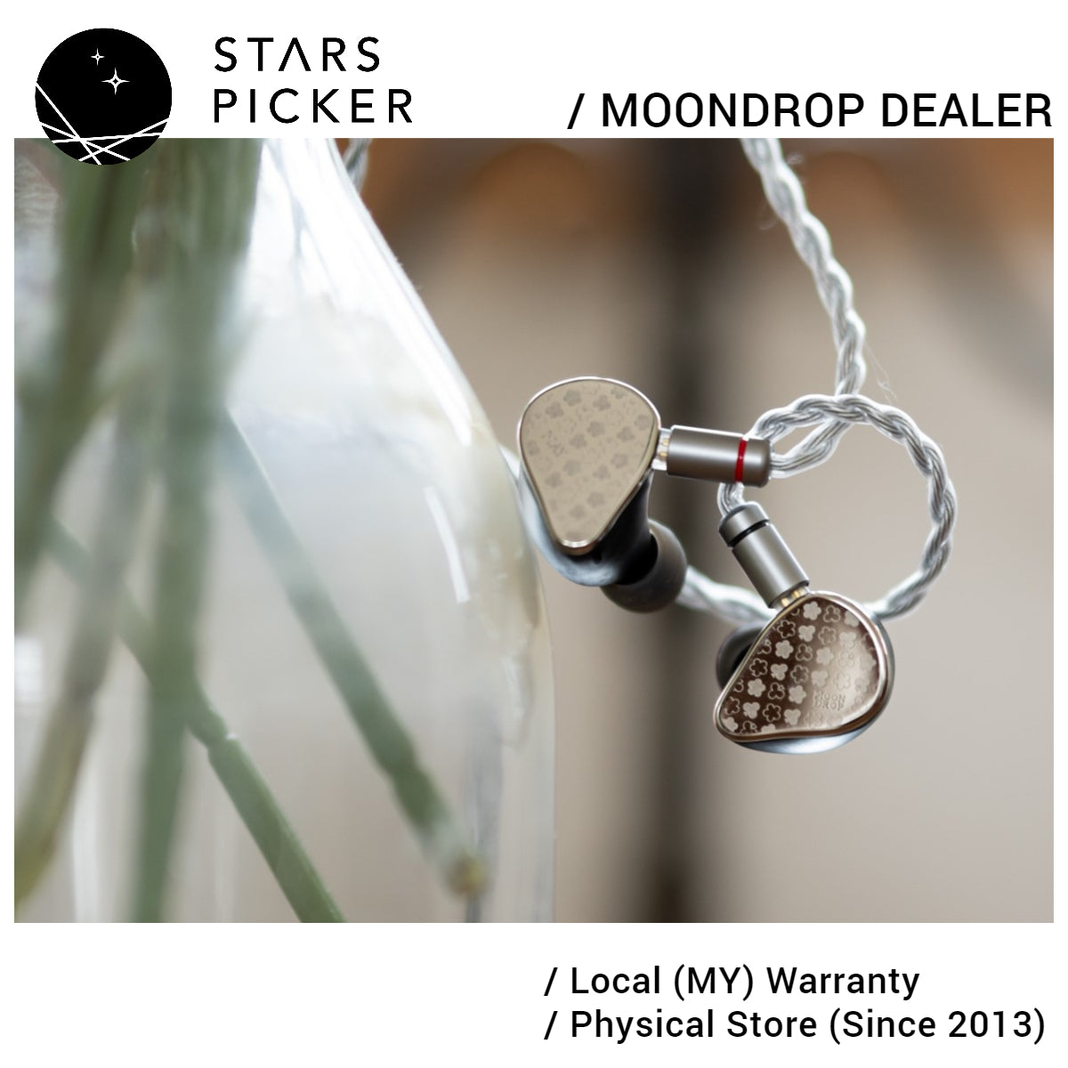 Moondrop May | 2 drivers sapphire dynamic driver + 6mm annular planar magnetic driver IEM