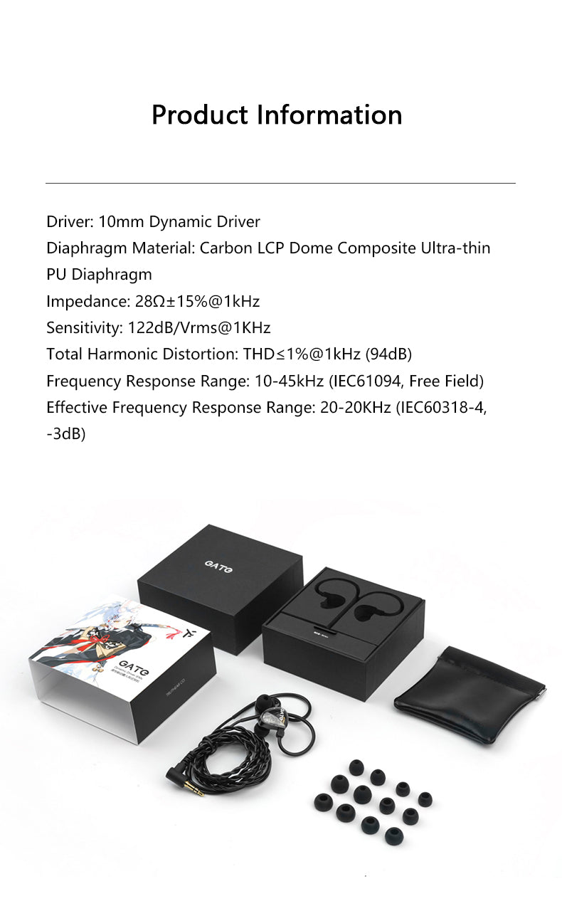 TRUTHEAR GATE In-ear Monitors | 10mm Dynamic Driver IEM | Budget Gaming Earphones