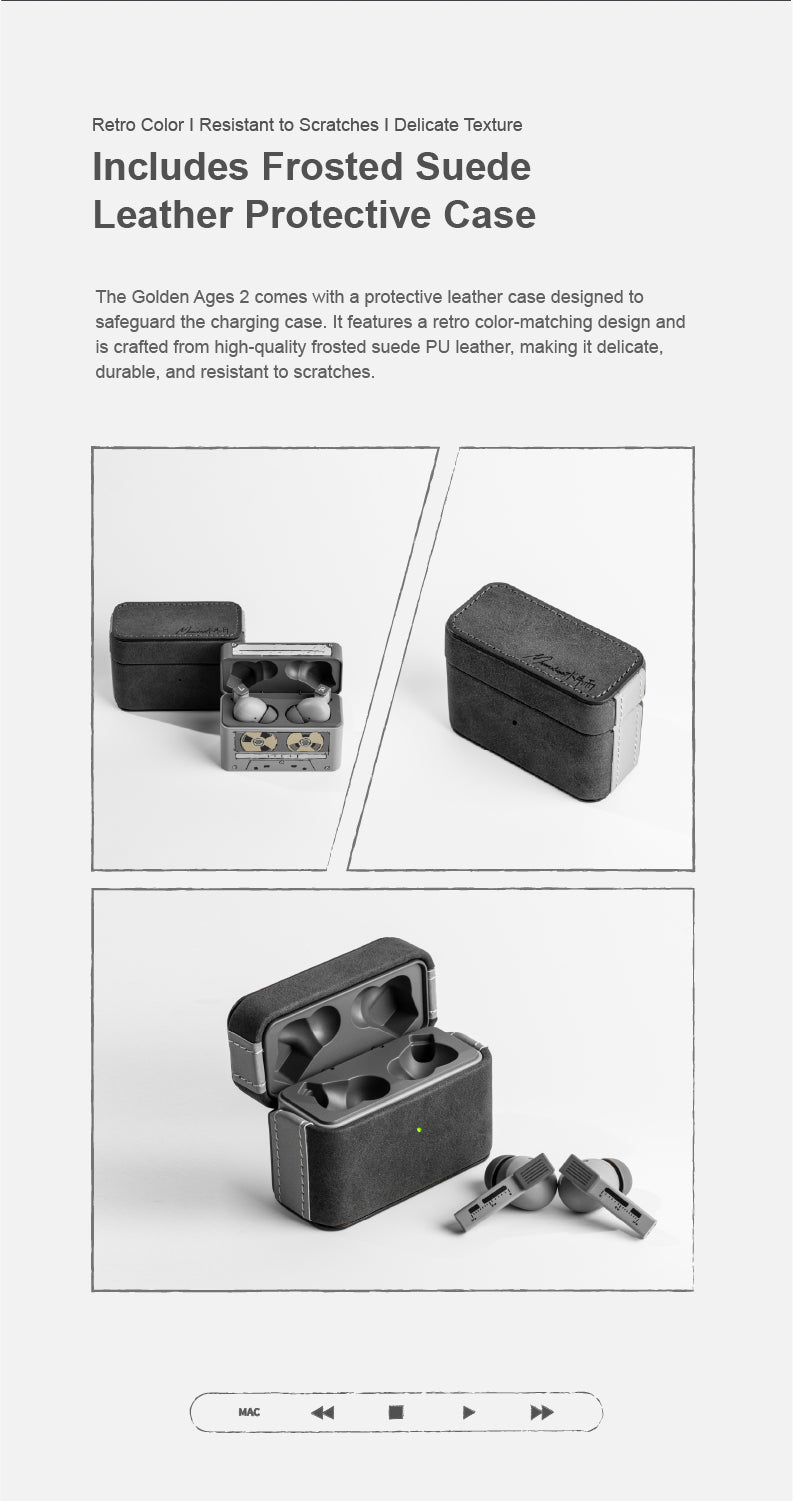 [PM FOR BEST PRICE] Moondrop GOLDEN AGES 2 - Bluetooth 6.0 Wireless Earbuds TWS with 13mm Patented Planar Magnetic Driver