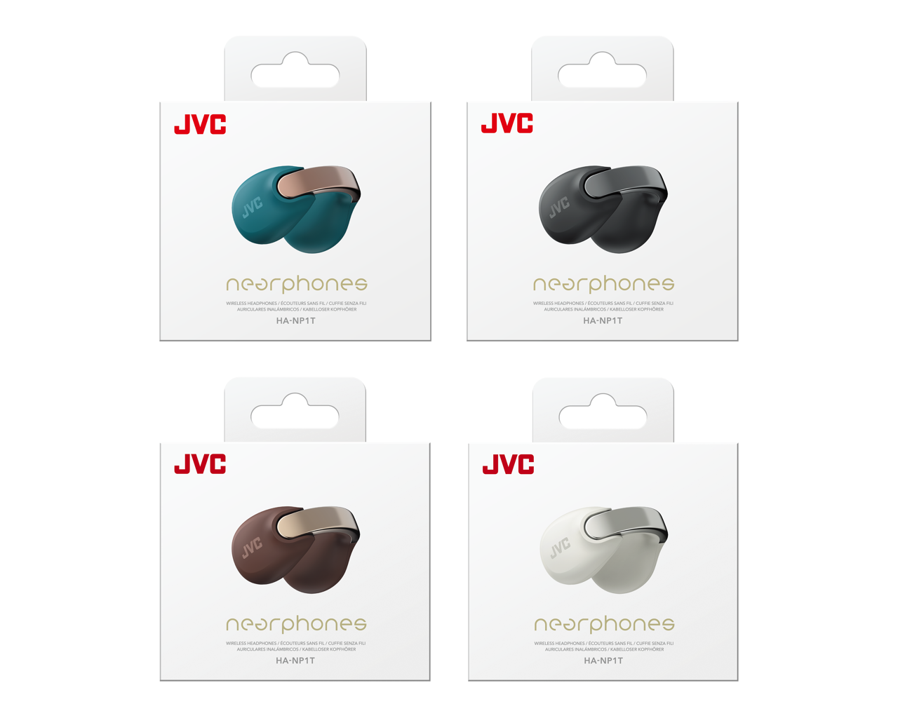 JVC HA-NP1T Nearphones True Wireless Clip on Earbuds TWS earphone bluetooth