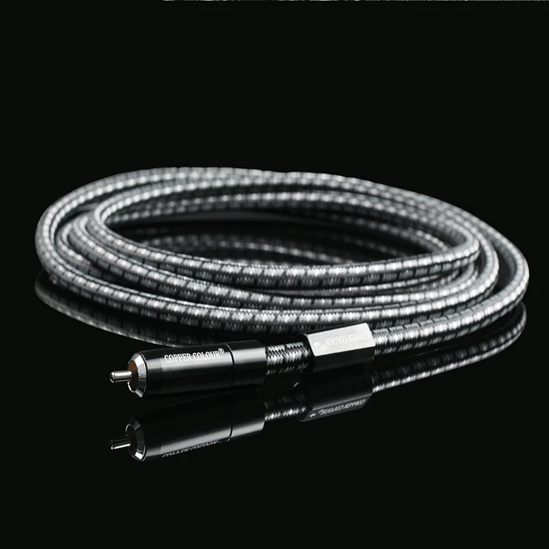 Copper Colour - Moon Subwoofer OCC Single Cable Crystal Copper Cable