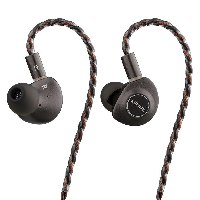 KEFINE DELCI 10MM DLC+PU DIAPHRAGM DYNAMIC DRIVER IEMS EARPHONES