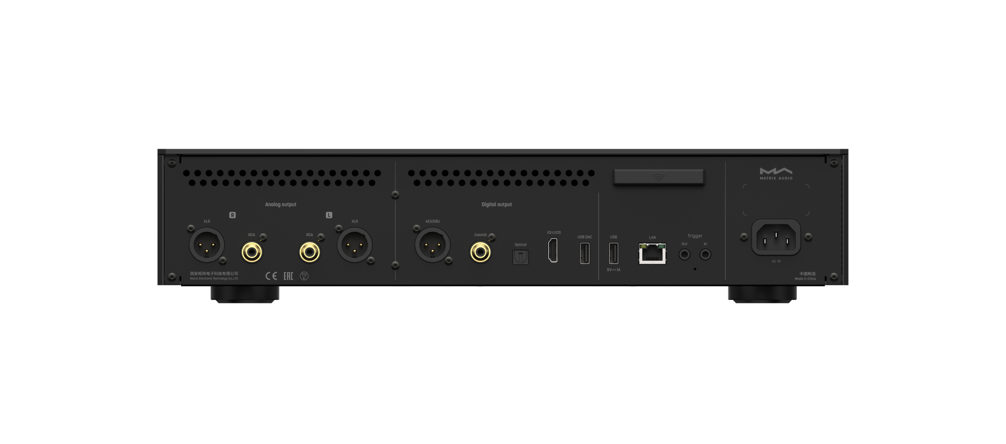 Matrix Audio MS-1c Music Streamer & Transport | AKM AK4191 and AK4499EX VELVETSOUND™ DAC |