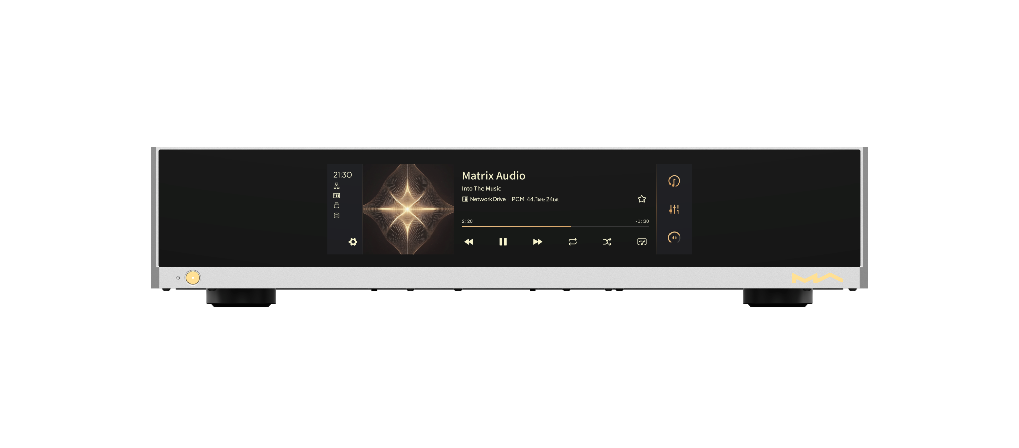 Matrix Audio MS-1c Music Streamer & Transport | AKM AK4191 and AK4499EX VELVETSOUND™ DAC |
