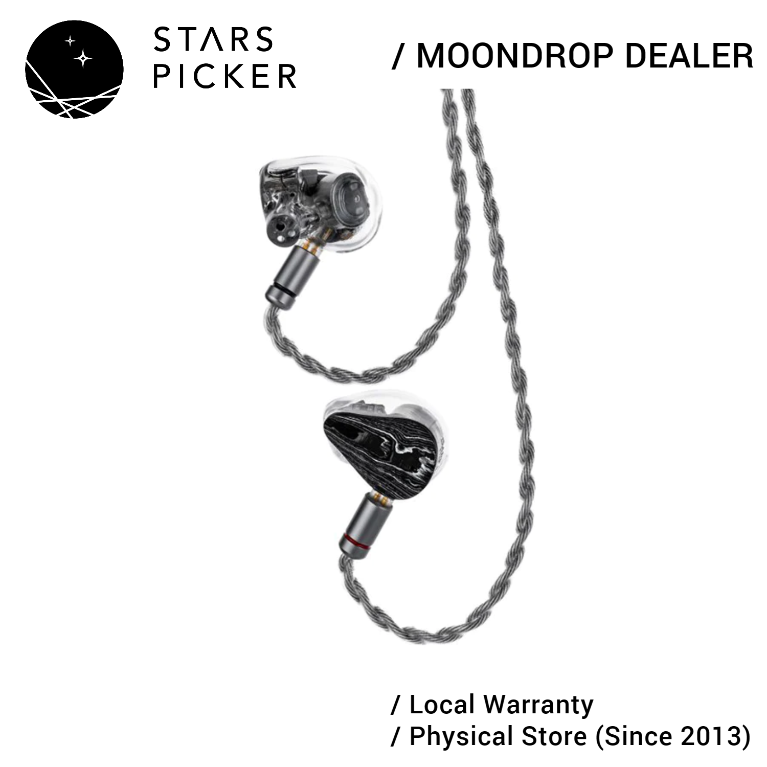 MOONDROP DARKSABER DARK SABER 2DD+8BA In-Ear Headphone