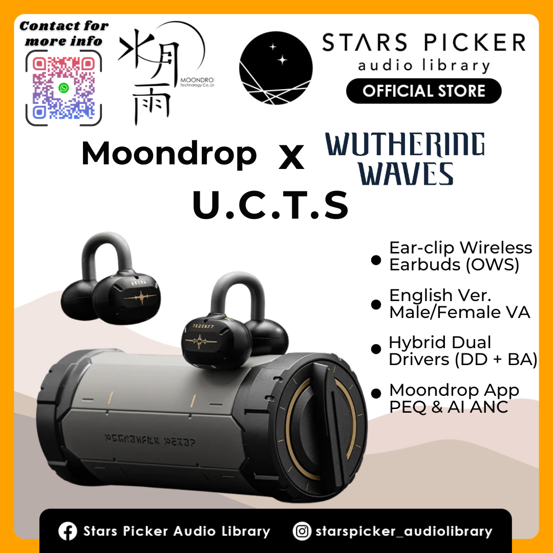 MOONDROP x Wuthering Waves - U.C.T.S Ear-clip Wireless Headphone (OWS) ENG