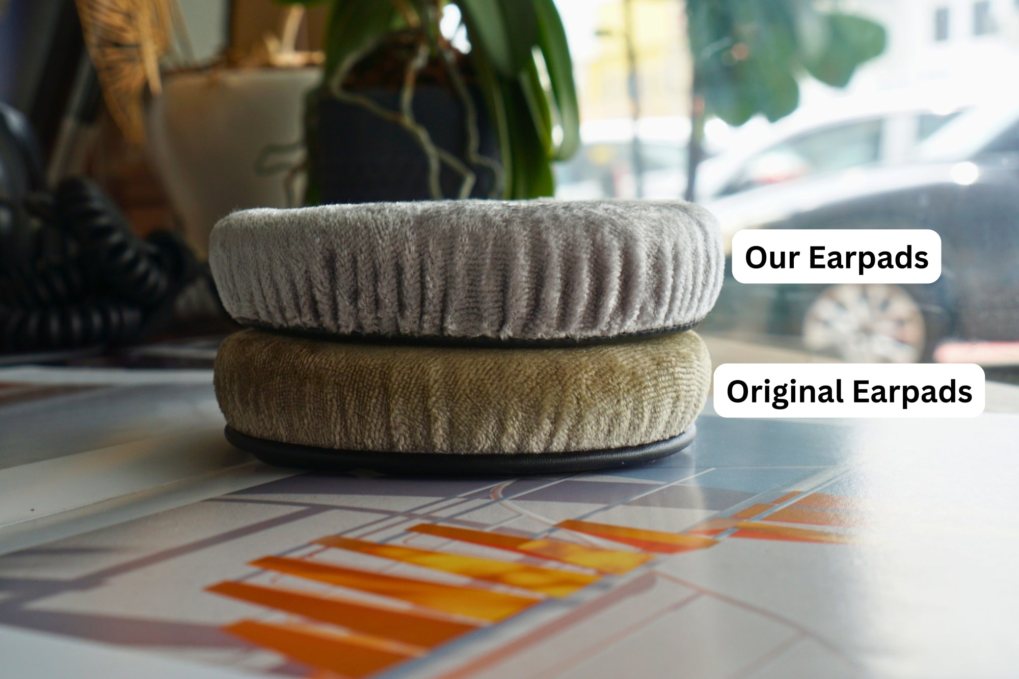 (Class B Velvet) Earpads for Beyerdynamic DT770 / DT880 / DT990 / MMX300 / DT1990 / T1 Replacement Earpads