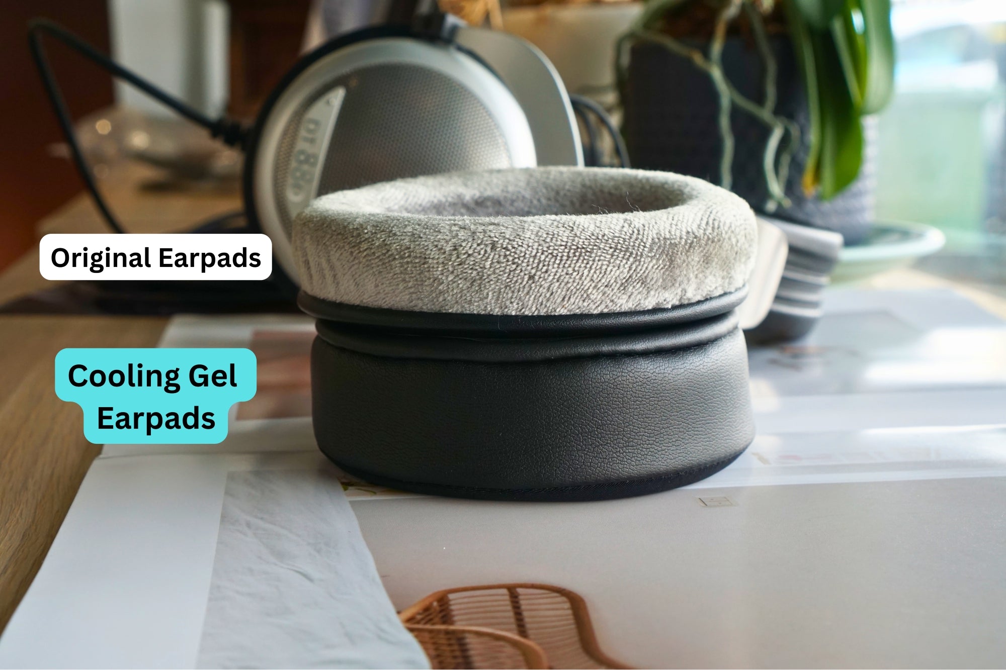 (Class B Cooling Gel) Earpads for Beyerdynamic DT770 / DT880 / DT990 / MMX300 / DT1990 / T1 Replacement Earpads