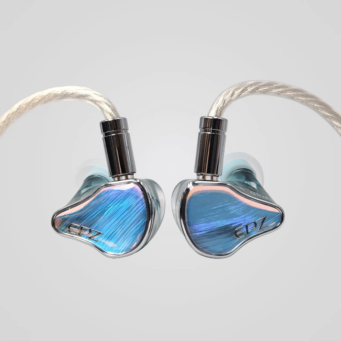 (For Vocal Lovers) EPZ P40 Tribrid IEMs | 2DD + Planar + PZT In-Ear Monitors Natural Mids Sparkling Highs