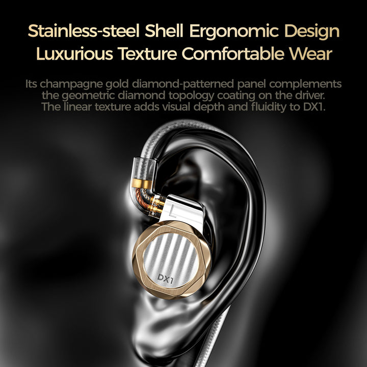 Letshuoer DX1 - 11mm Single Dynamic Driver Earphones