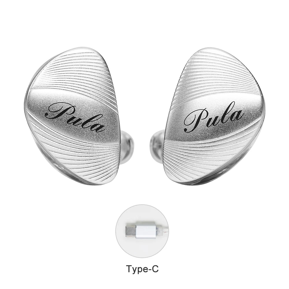 PULA Arc 10mm Single Dynamic Driver IEM wired hifi audio usb-c 3.5mm earphone