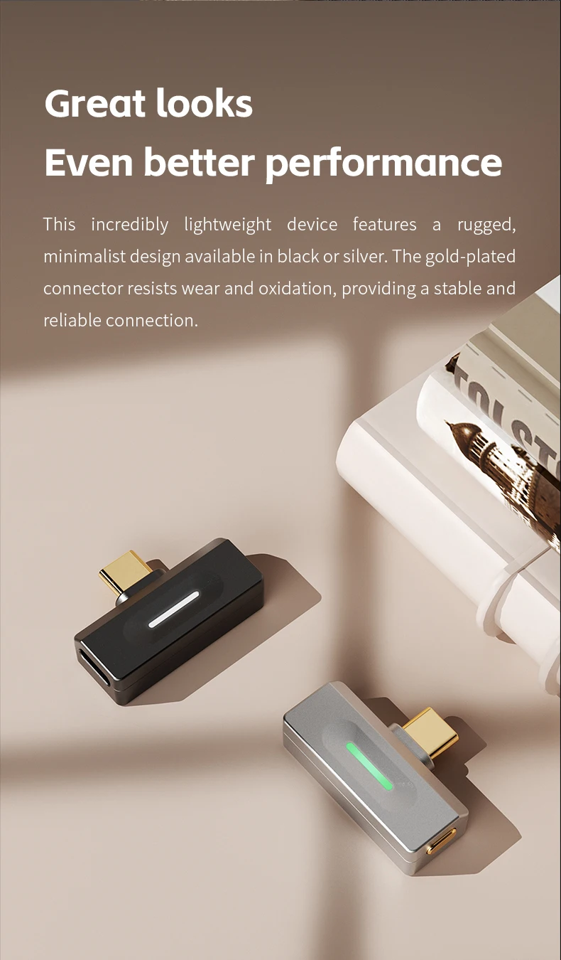 FiiO Air Link Type-C Bluetooth Transmitter BT6.0 for Mobile to Wireless Headphones LDAC AptX Adaptive