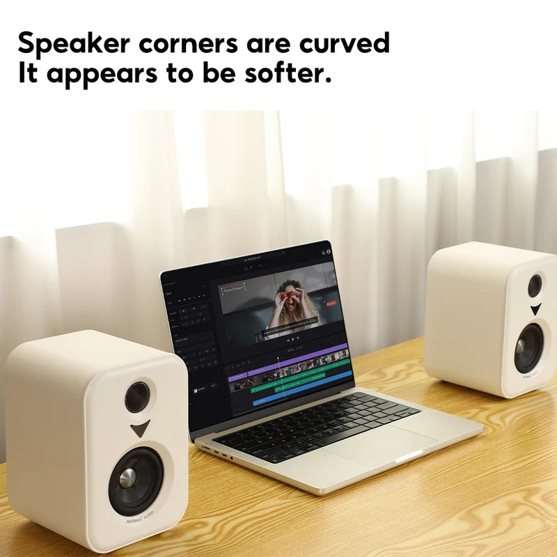 AIYIMA S400 Stereo Bookshelf Speakers PC bluetooth optical usb RCA